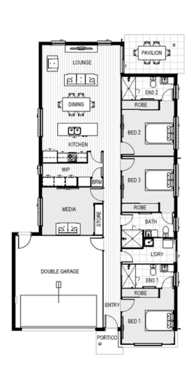 Co-living property floor plan showing individual bedroom suites for high-yield investment